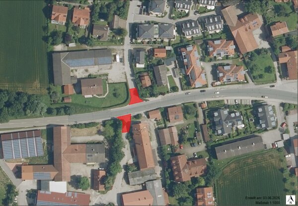 Lageplan Sperrung ab 08.06.2026