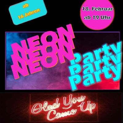 Faschingsparty Neon 
